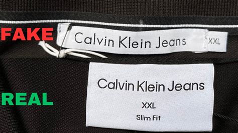 how to tell if calvin klein is fake